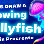 How to Draw a Glowing Jellyfish // Procreate Tutorial