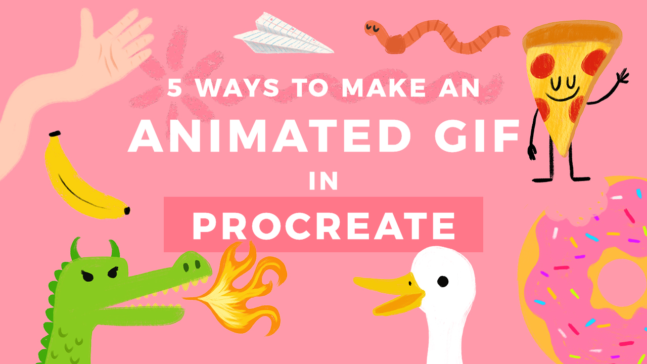How to Make a Procreate Animated GIF Title YT