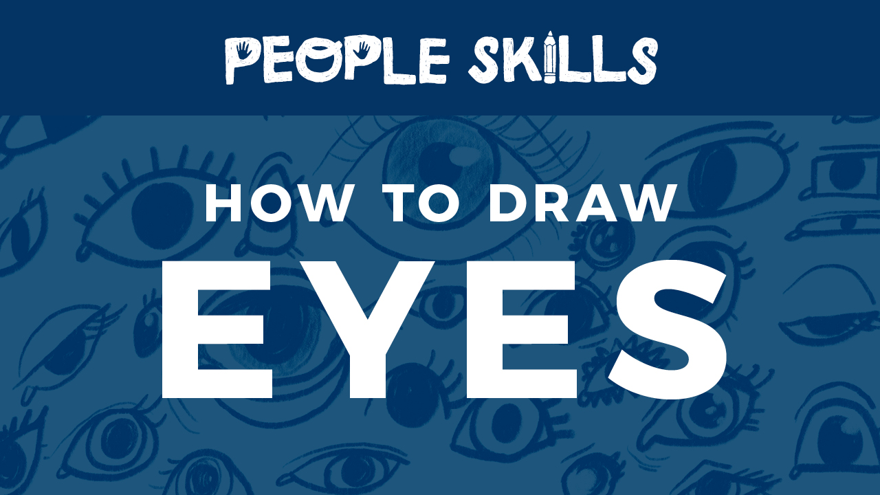how to draw a eyes for kids