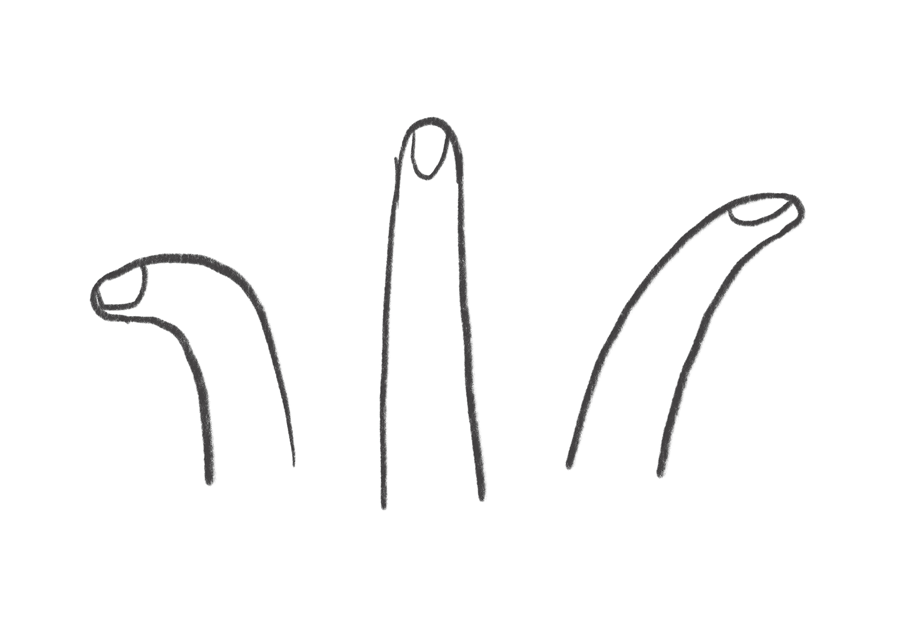 finger drawings