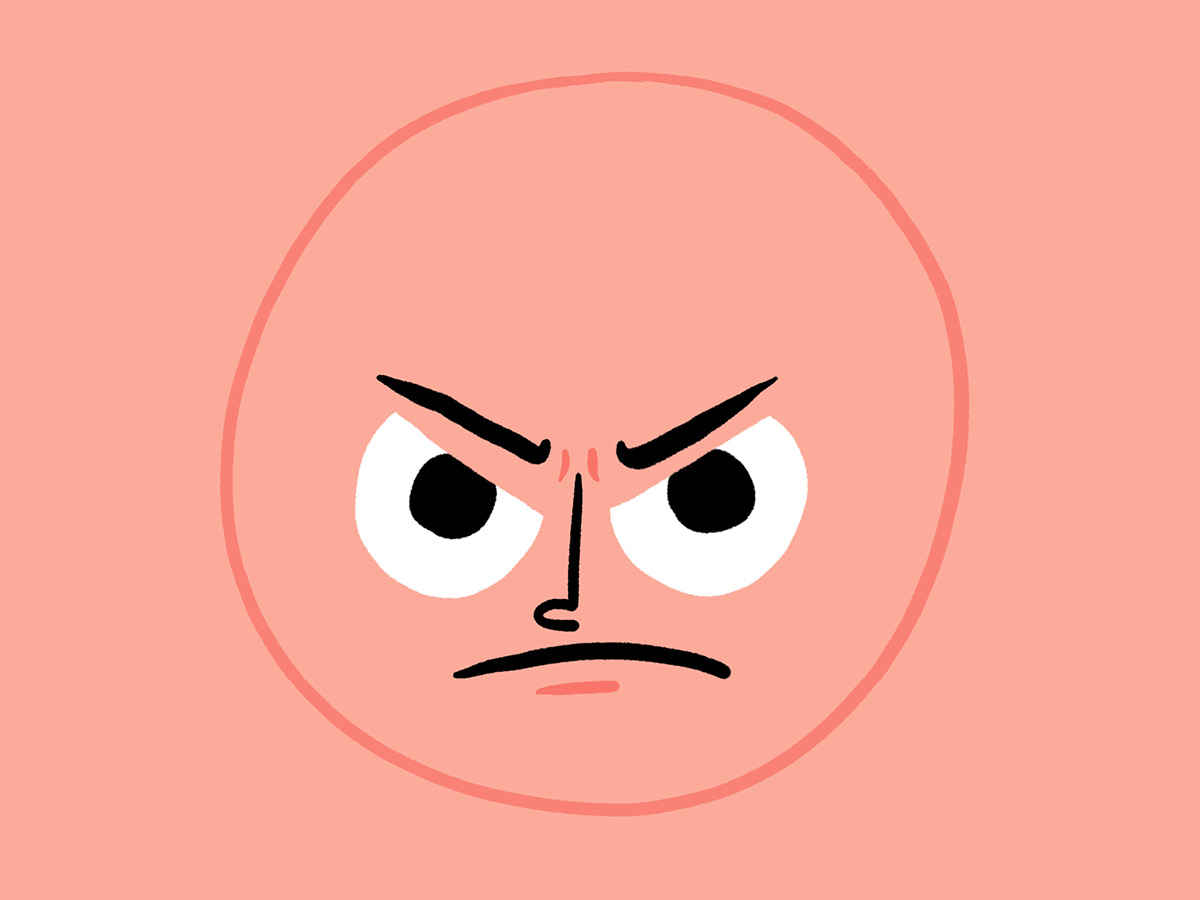 Day 12 How To Draw An Angry Expression • Bardot Brush 0183