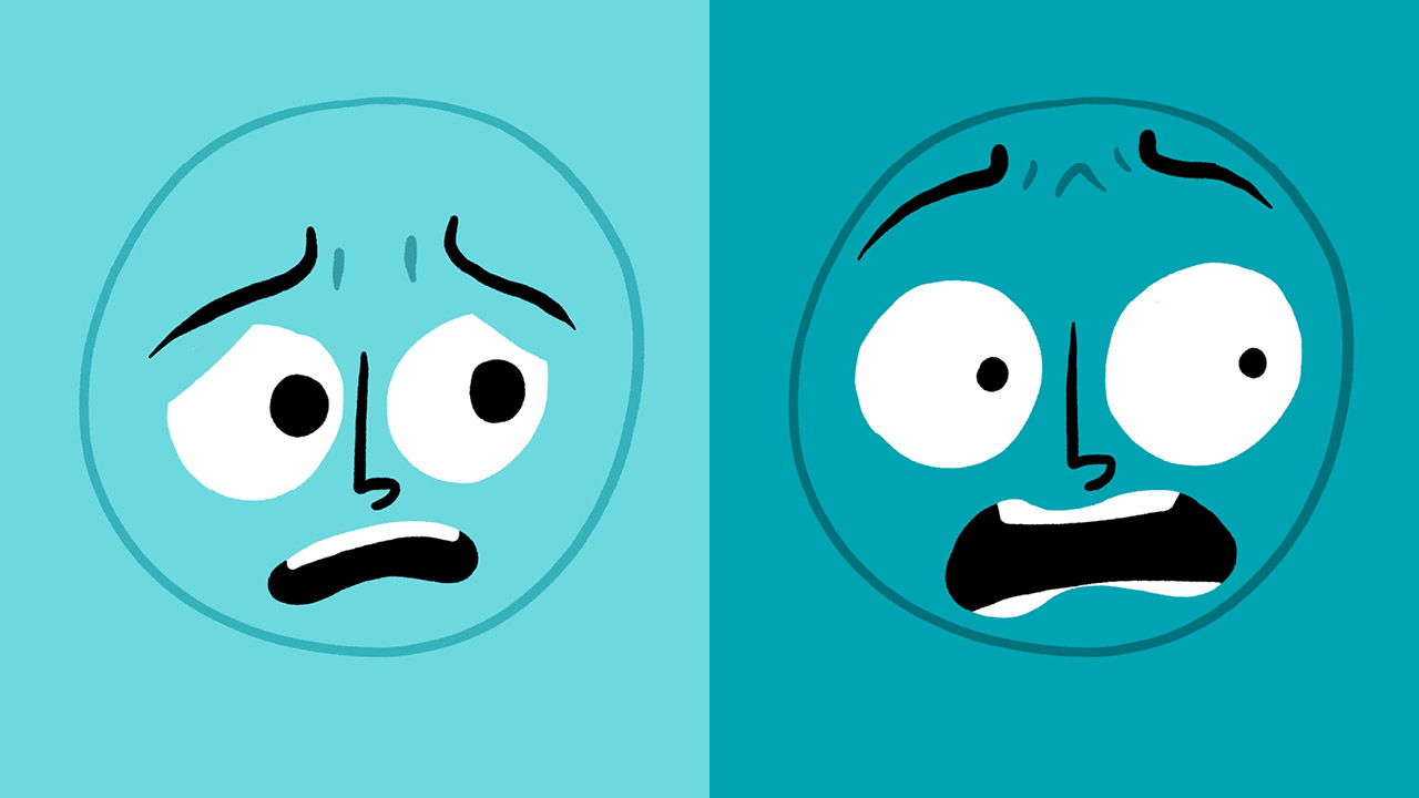 How to Draw Cartoon Facial Expressions : Scared, Petrified, Afraid