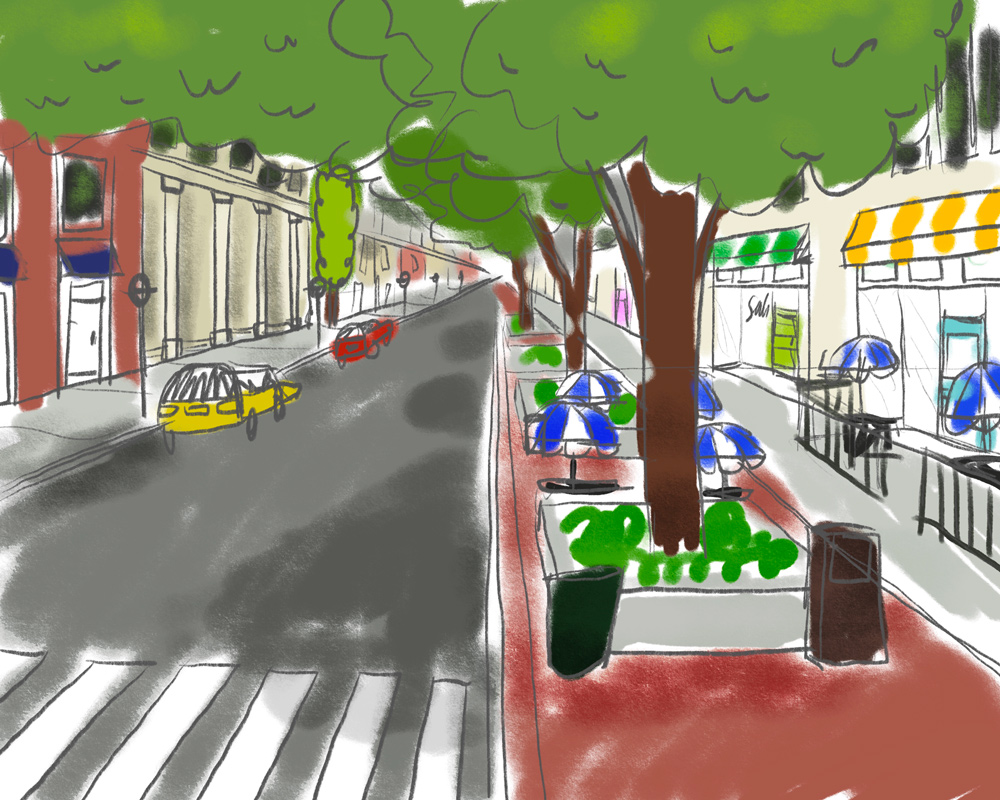 Urban Sketch a Busy Street in JUST 10 MINUTES  YouTube