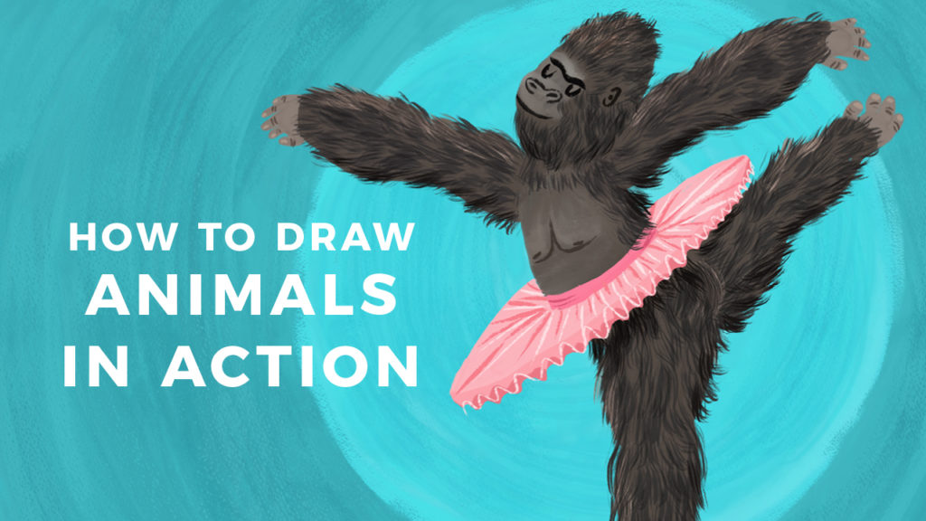 How To Draw Animals In Action Bardot Brush
