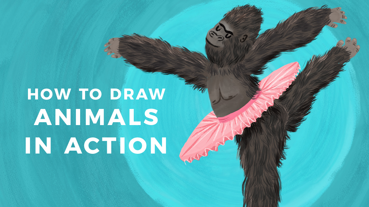 How To Draw Animals In Action Bardot Brush