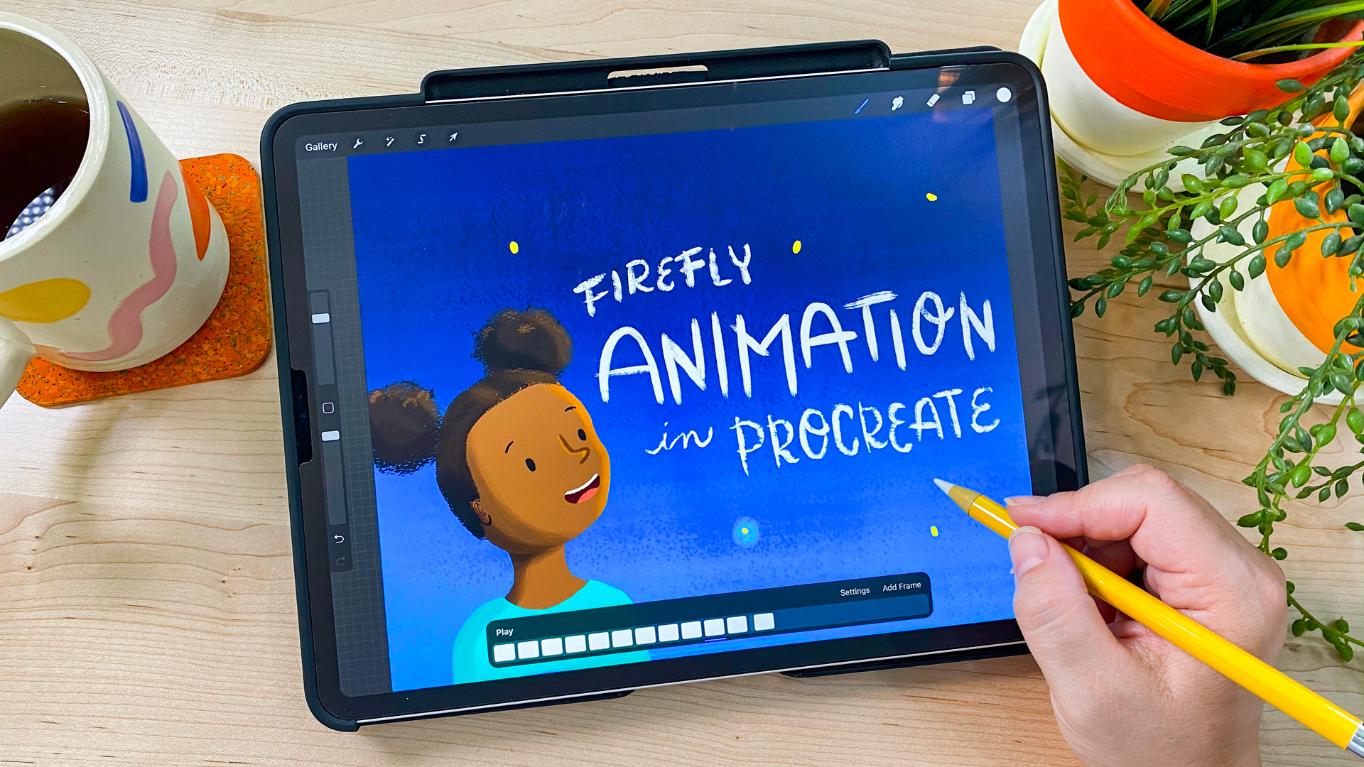how to do animation in procreate