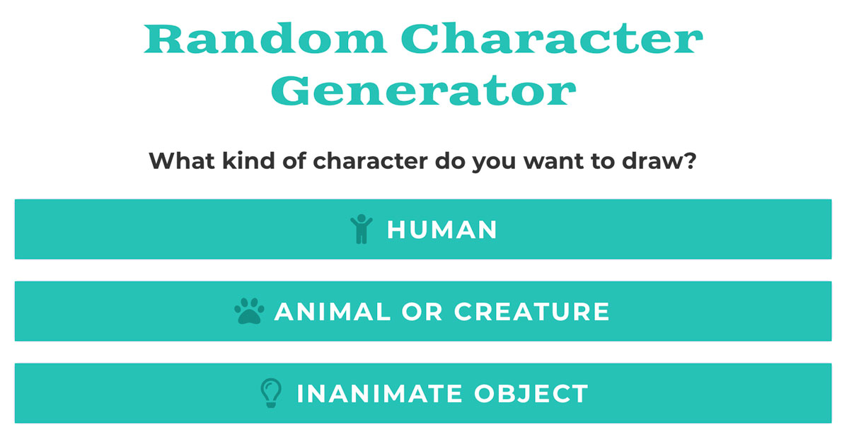 league random character generator