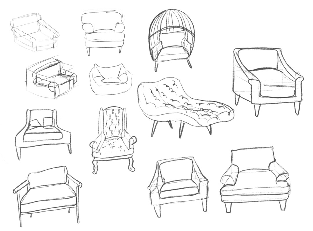 Chair sketches.