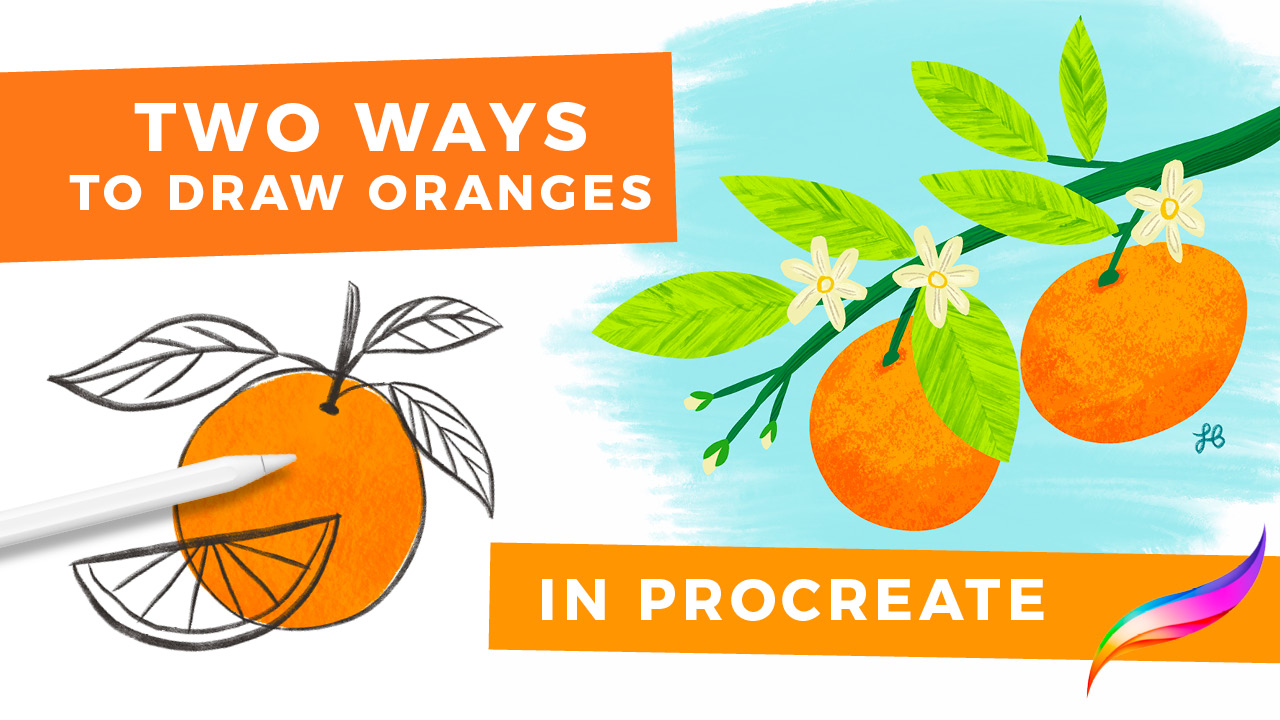 Two Ways to Draw Oranges in Procreate • Bardot Brush