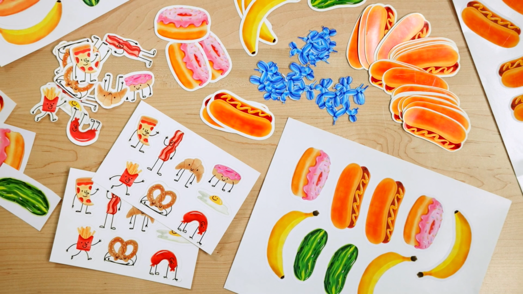 How to Make Shiny Stickers, Homemade Stickers, DIY Stickers at Home, Stickers Making