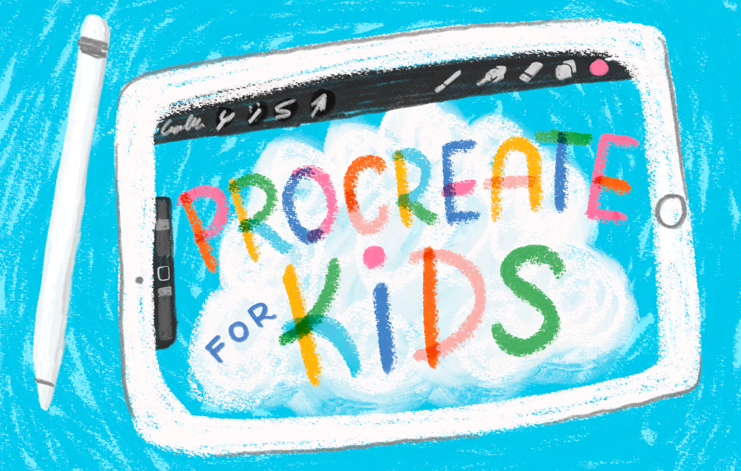 Procreate for kids bardot brush