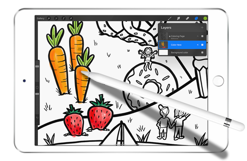 free coloring pages for procreate