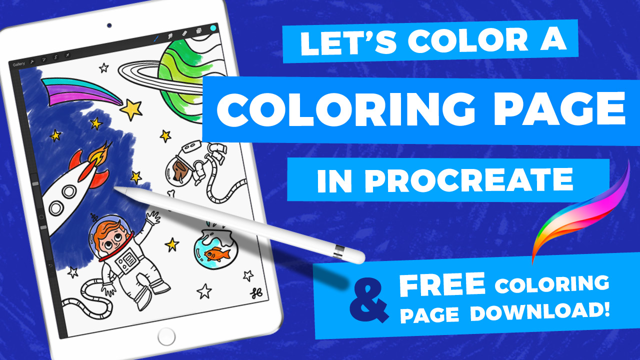 How to Color in Procreate   Coloring Pages in Procreate • Bardot Brush