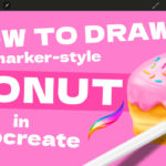 Draw a Marker-Style Donut // Procreate Tutorial