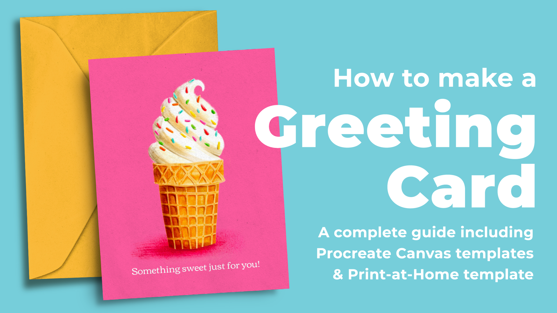 procreate greeting card template free