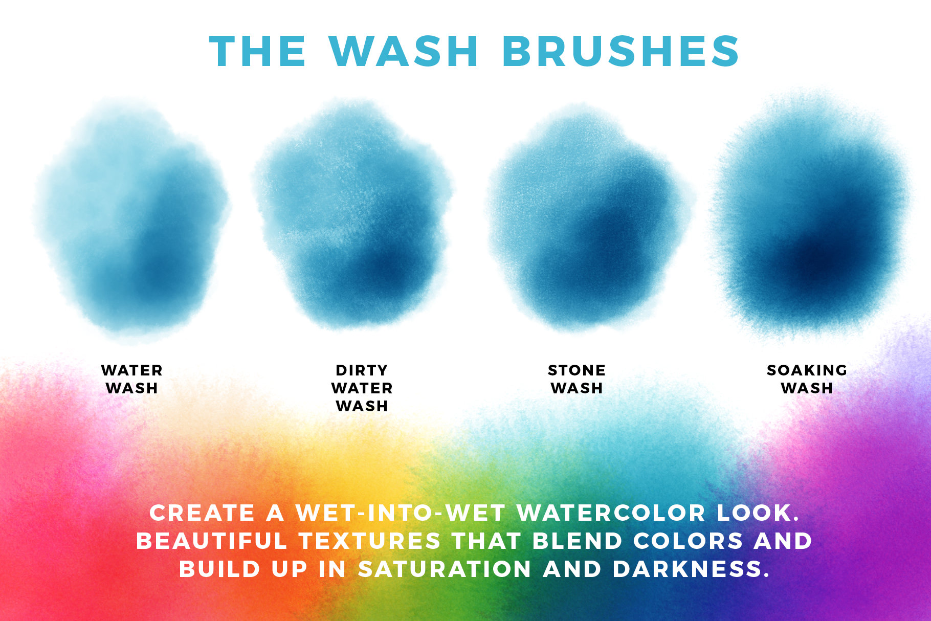 Watercolor deals brushes procreate