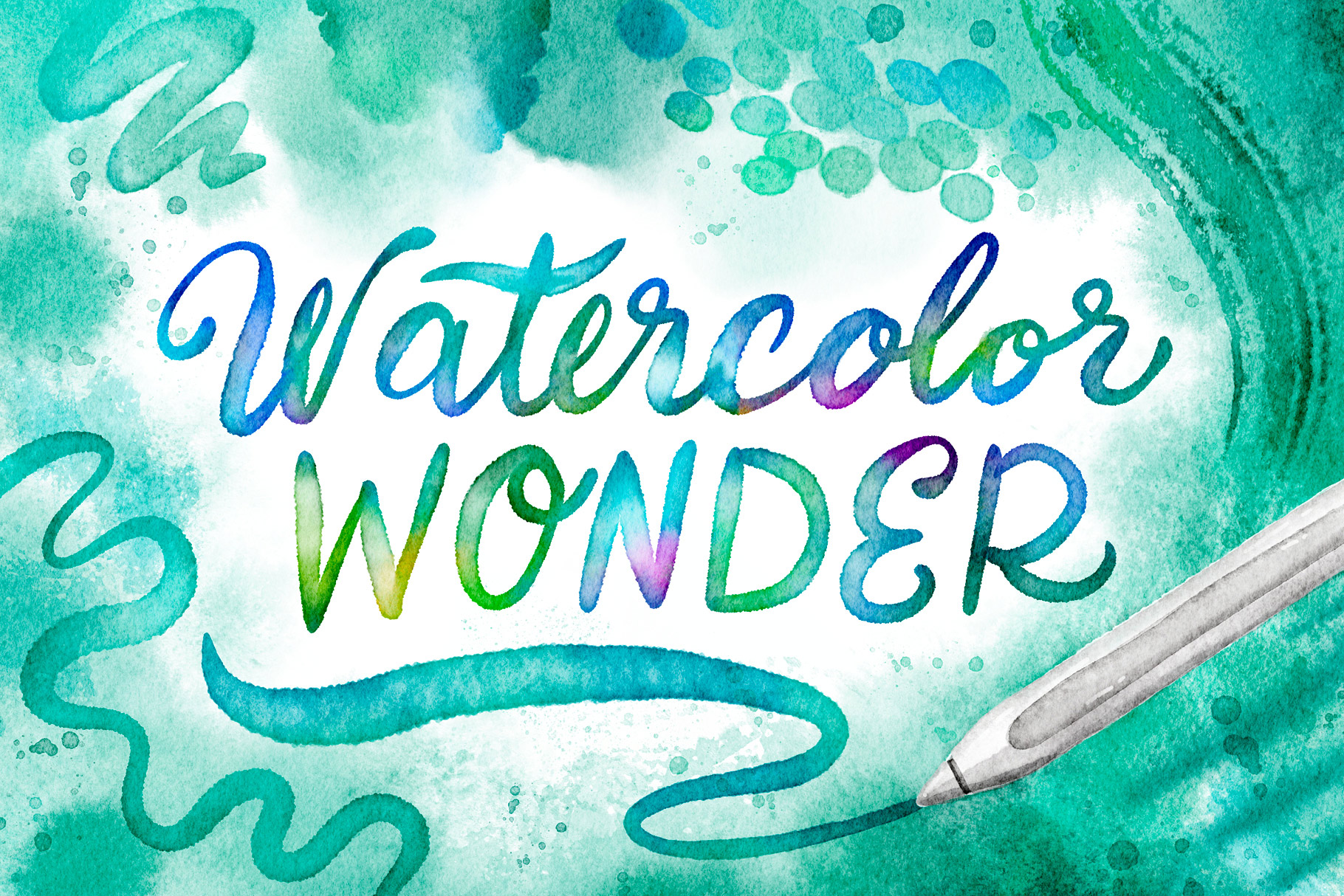 Watercolor Brush Lettering Pens - Gorgeous Rich Color